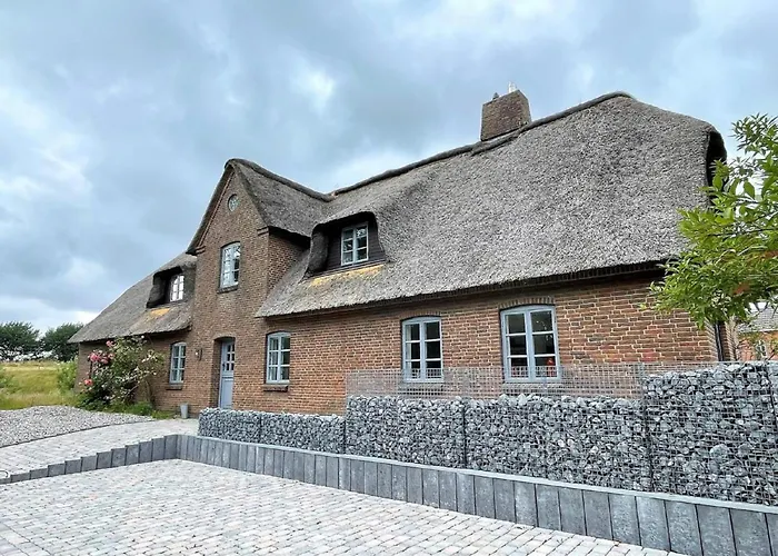 Herrenkoog Im Reetdachhaus Bongsiel Lägenhet *